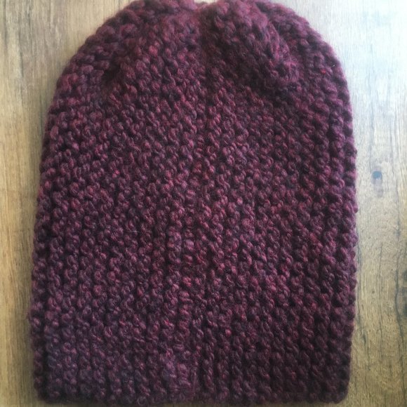 Hand-knitted Chunky Knit Oversized Beanie